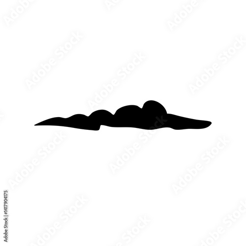 Clouds silhouette icon design
