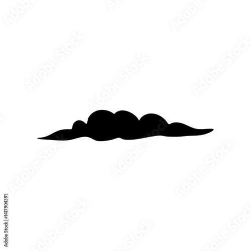 Clouds silhouette icon design