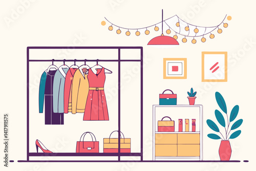 set of clothes hangers