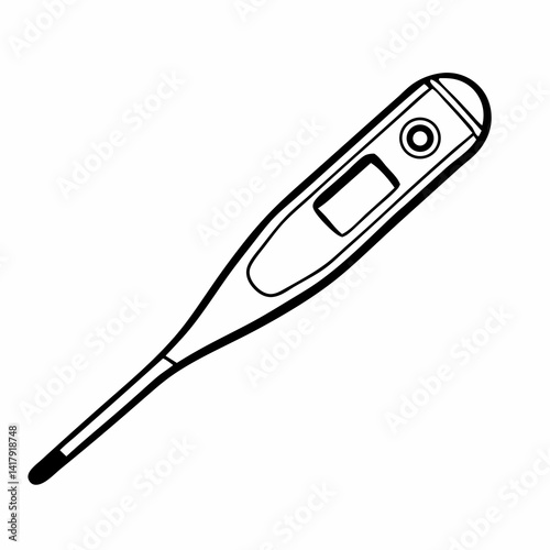 medical thermometer vector illustration