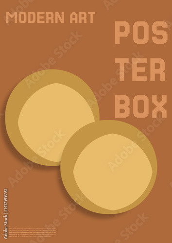 Contemporary A4 Abstract Background – Stylish Vector Template for Print and Web