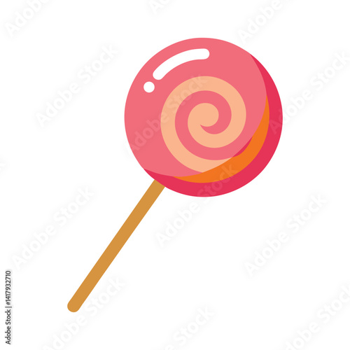 lollipop vector  on white background