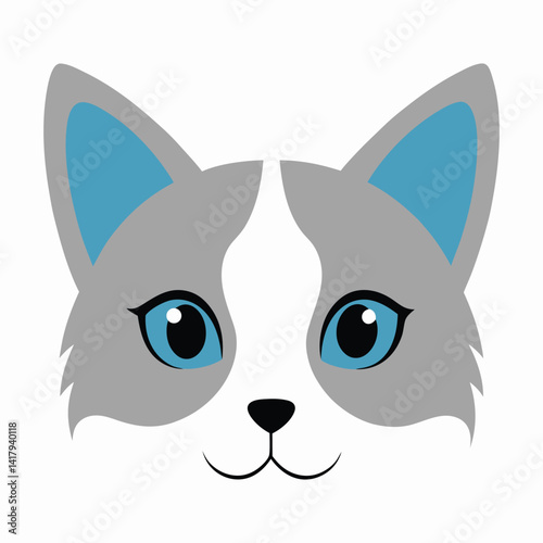 vector illustration of a cat 