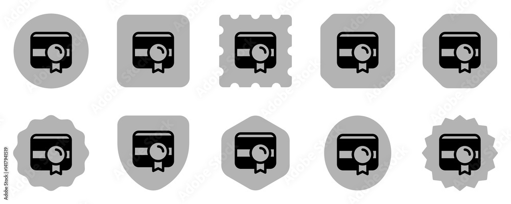 Editable web certificate vector icon. SEO, marketing, business. Part of a big icon set family. Perfect for web and app interfaces, presentations, infographics, etc Editable web certificate vector icon. SEO, marketing, business. Part of a big icon set family. Perfect for web and app interfaces, presentations, infographics, etc