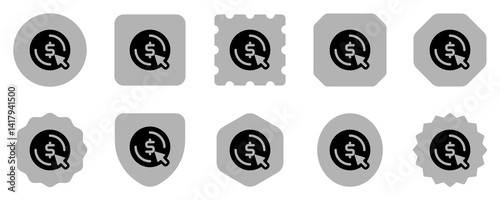 Editable pay per click vector icon. SEO, marketing, business. Part of a big icon set family. Perfect for web and app interfaces, presentations, infographics, etc