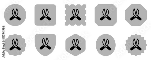 Editable pruner vector icon. Gardening, landscaping, horticulture. Part of a big icon set family. Perfect for web and app interfaces, presentations, infographics, etc