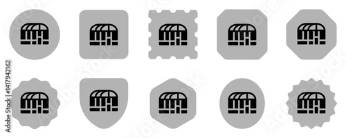 Editable glass house, greenhouse vector icon. Gardening, building, horticulture. Part of a big icon set family. Perfect for web and app interfaces, presentations, infographics, etc