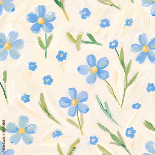 cute flower pattern background