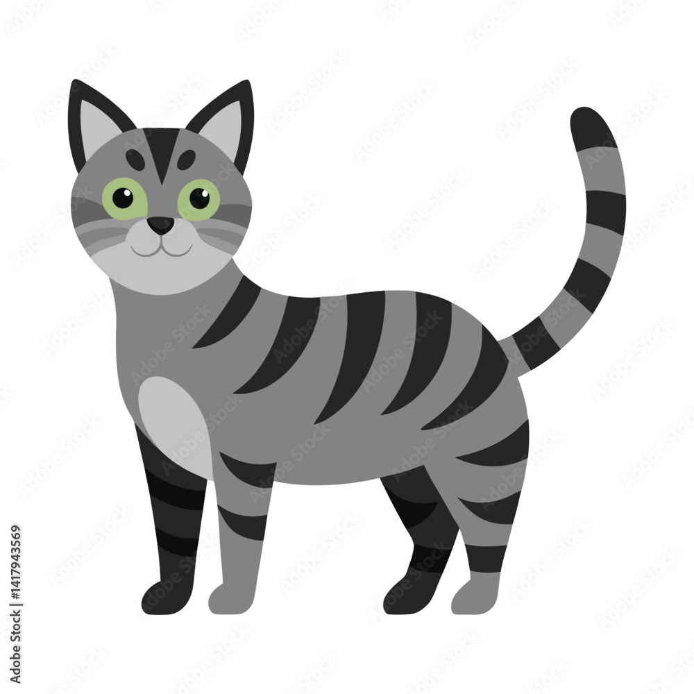 vector illustration of a cat 