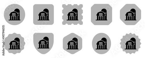 Editable silo barn vector icon. Farm, building, structure. Part of a big icon set family. Perfect for web and app interfaces, presentations, infographics, etc