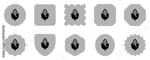 Editable corn vector icon. Farm, food, staple. Part of a big icon set family. Perfect for web and app interfaces, presentations, infographics, etc