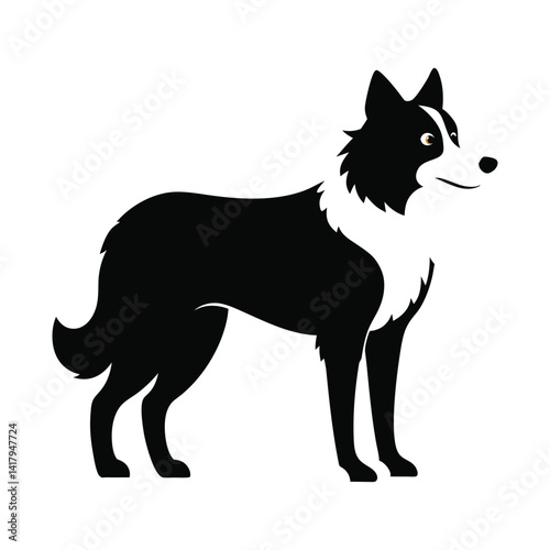 vector illustration of a dog