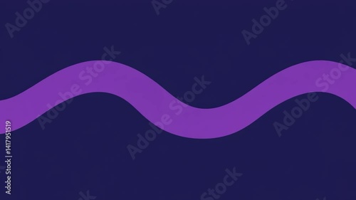 Abstract purple wavy graphic