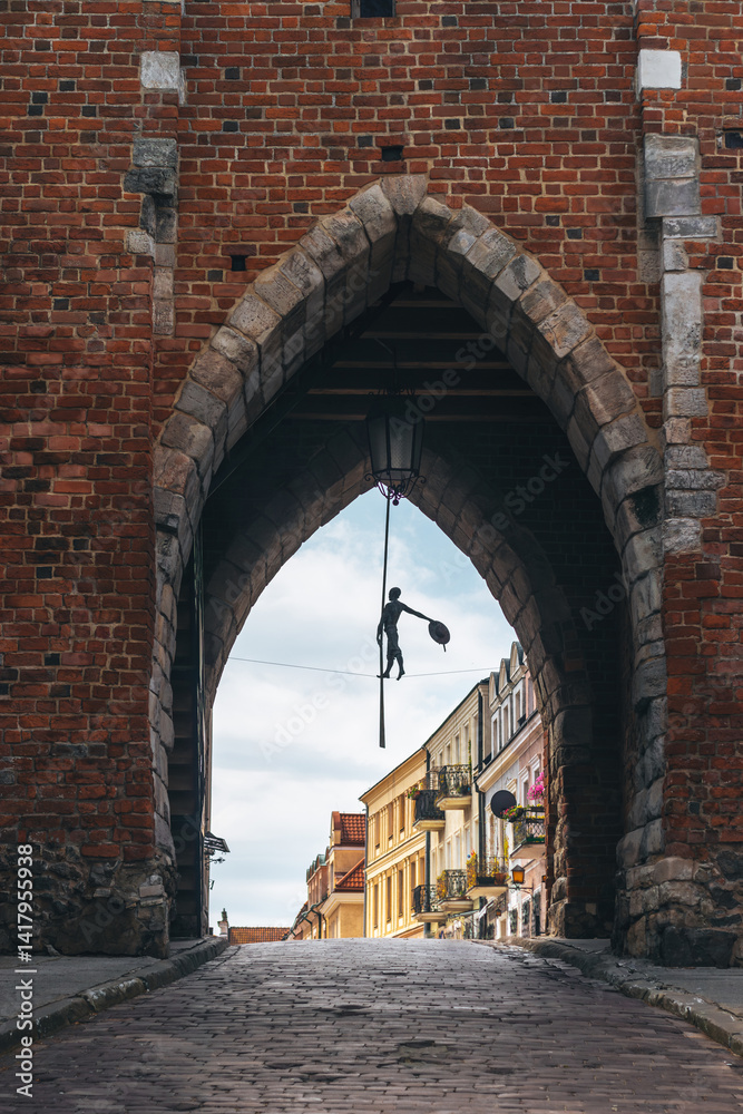 Brama Opatowska - Medieval entrance gate to Sandomierz old town