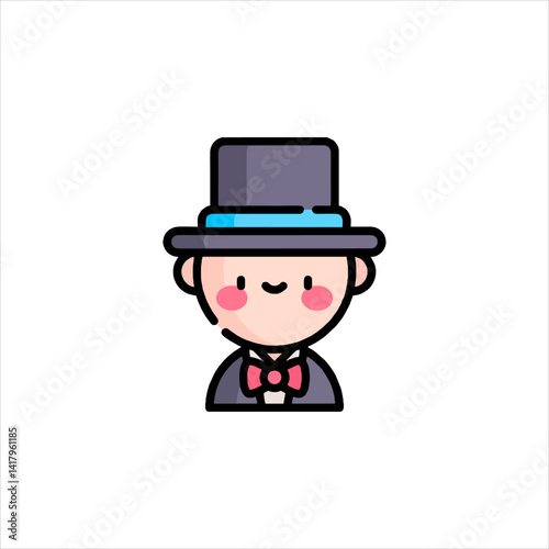 cartoon character of a man