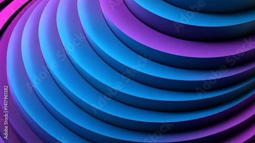 Abstract swirling vibrant circles