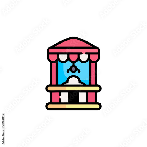 vector illustration of a bird feeder