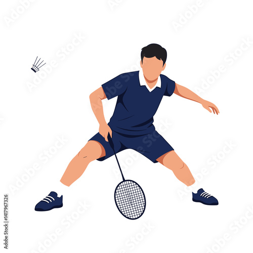 Badminton Forehand Shot