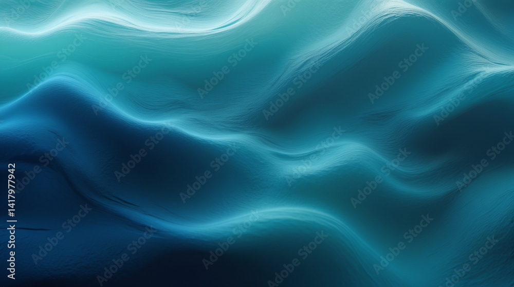 Serene ocean depths, a tranquil underwater dreamscape in cool teal hues with subtle light variations. Serene ocean depths, a tranquil underwater dreamscape in cool teal hues with subtle light variations.