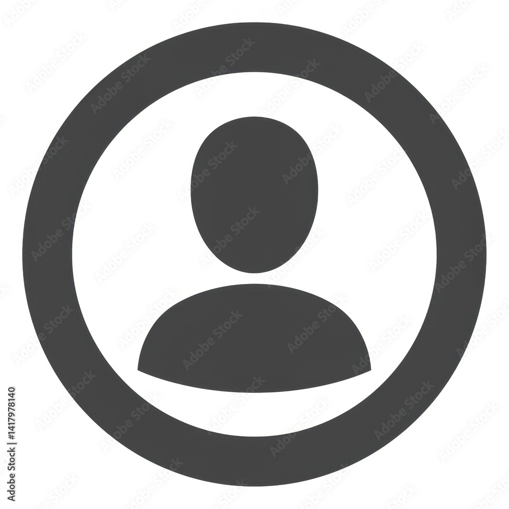 Generic Grayscale User Avatar Icon Generic Grayscale User Avatar Icon