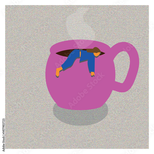 funny accident, humorous moment, coffee spil
