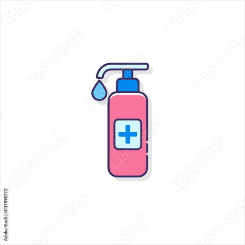 bottle of shampoo