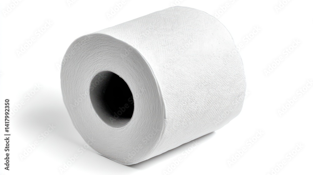 Rolled toilet paper