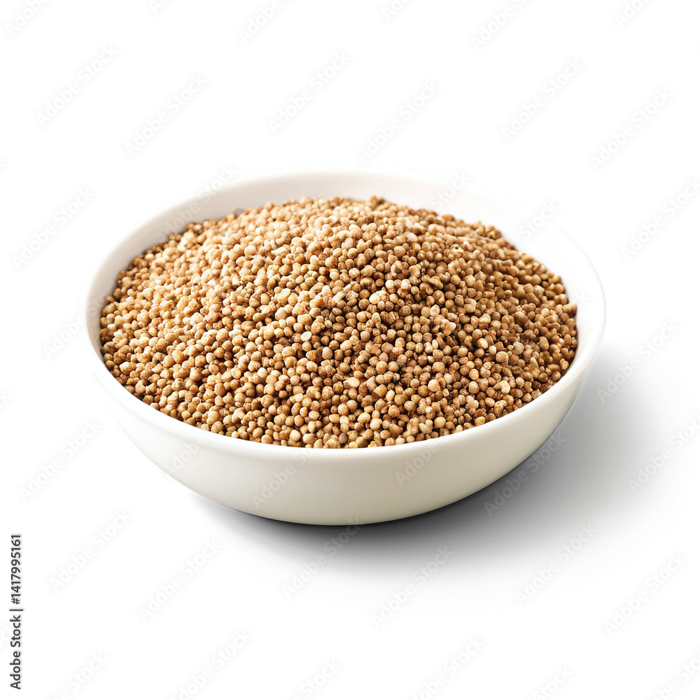 bowl of buckwheat isolated on transparent background bowl of buckwheat isolated on transparent background
