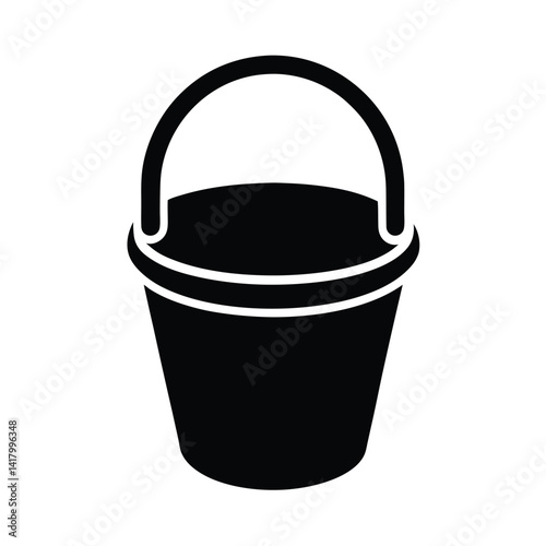 Bucket Icon Vector Illustration