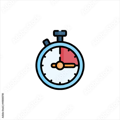 stopwatch vector icon