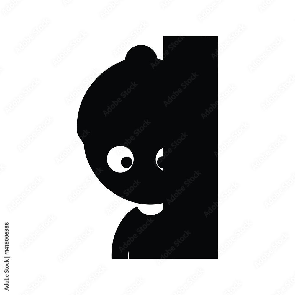 Fototapeta premium 3d little human cartoon character illustration