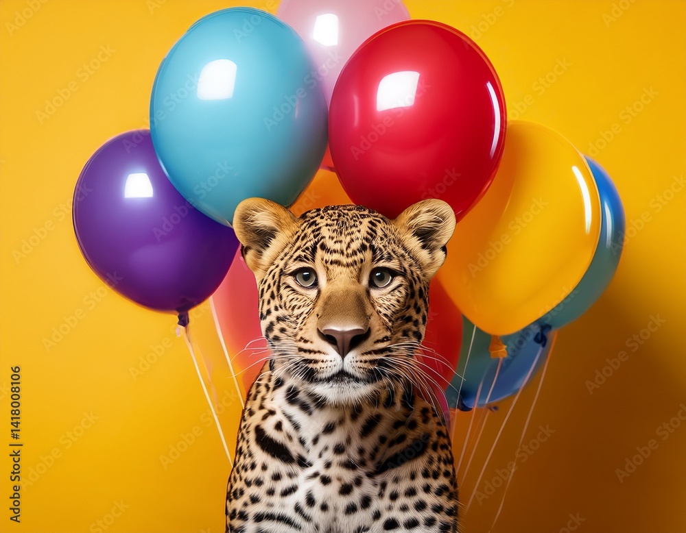Zwischen Luftballons