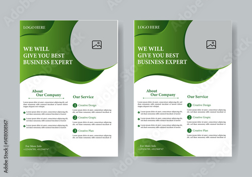 We Will Give You Best Business Expert , 2 color design, layout template 