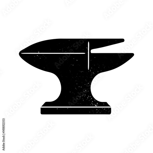 Anvil Silhouette vector illustration