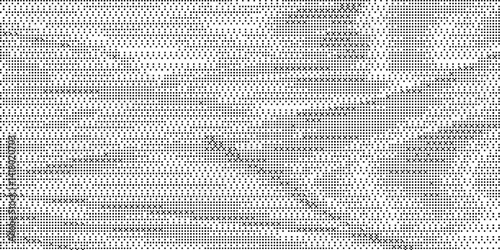 Pixel bitmap gradient texture. 8 bit video game screen wallpaper Black and white dither pattern background eps 10
