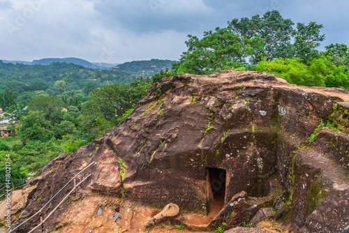 Pandava Caves are surrounded by dense forests in the lush Satpura Range. It is a famous tourist destination in pachmarhi hill station of Madhya Pradesh.