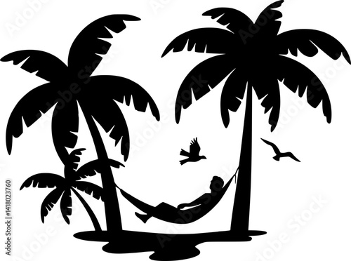 Beach Scene SVG, Palm Tree, Sunset Beach