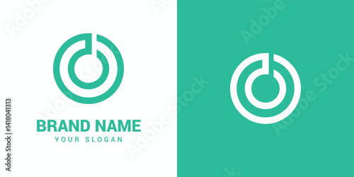 o alphabet logo Template design element with modern concept.