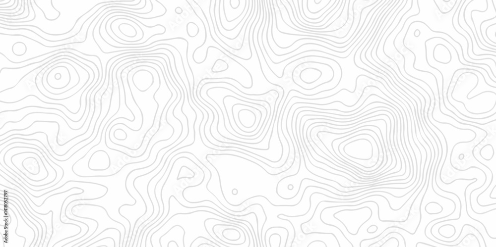 White wave paper curved reliefs abstract background. Lines Topographic contour lines map seamless pattern. Landscape geo topographic map background. White wave paper curved reliefs abstract background. Lines Topographic contour lines map seamless pattern. Landscape geo topographic map background.