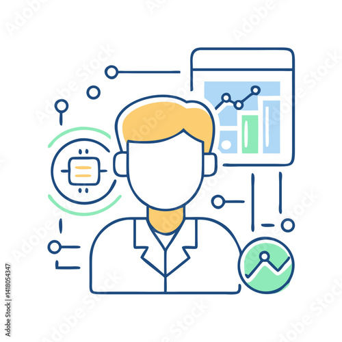 Data scientist or analyst character