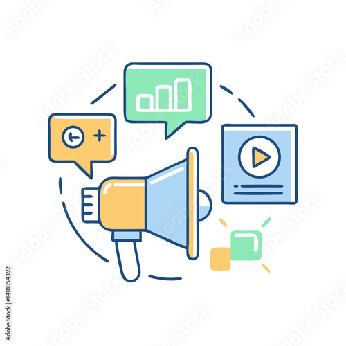 Digital marketing and media promotion.