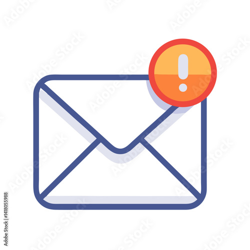 Email with Notification Icon Representing Order Confirmation and Digital Alerts
