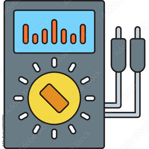 Tester single vector illustration icon