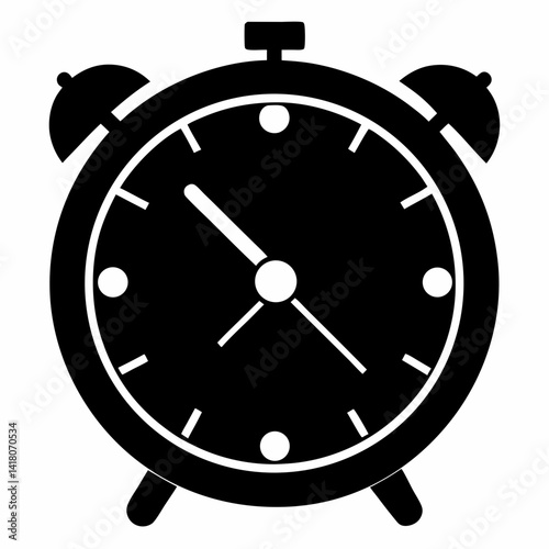 black alarm clock