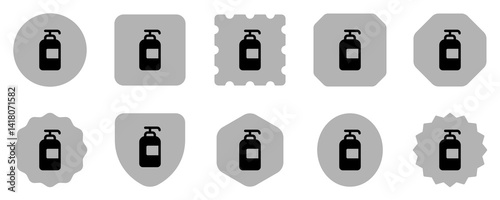 Editable shower gel vector icon. Cosmetics, makeup, skincare, beauty. Part of a big icon set family. Perfect for web and app interfaces, presentations, infographics, etc