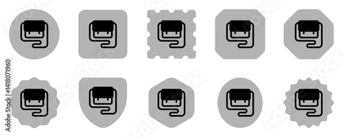 Editable sling bag vector icon. Clothing, fashion, apparel. Part of a big icon set family. Perfect for web and app interfaces, presentations, infographics, etc