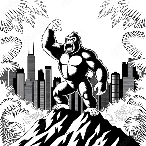 king kong on the small mountain 