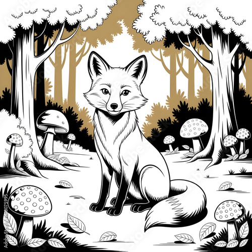 fox in the jungle