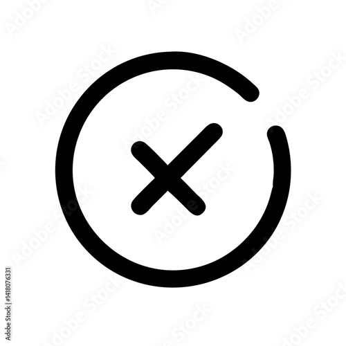 Remove Check Icon Vector Illustration