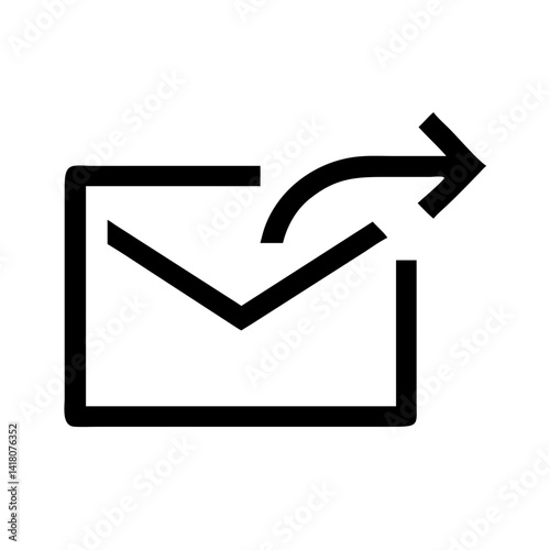 Reply All Icon Vector Illustration